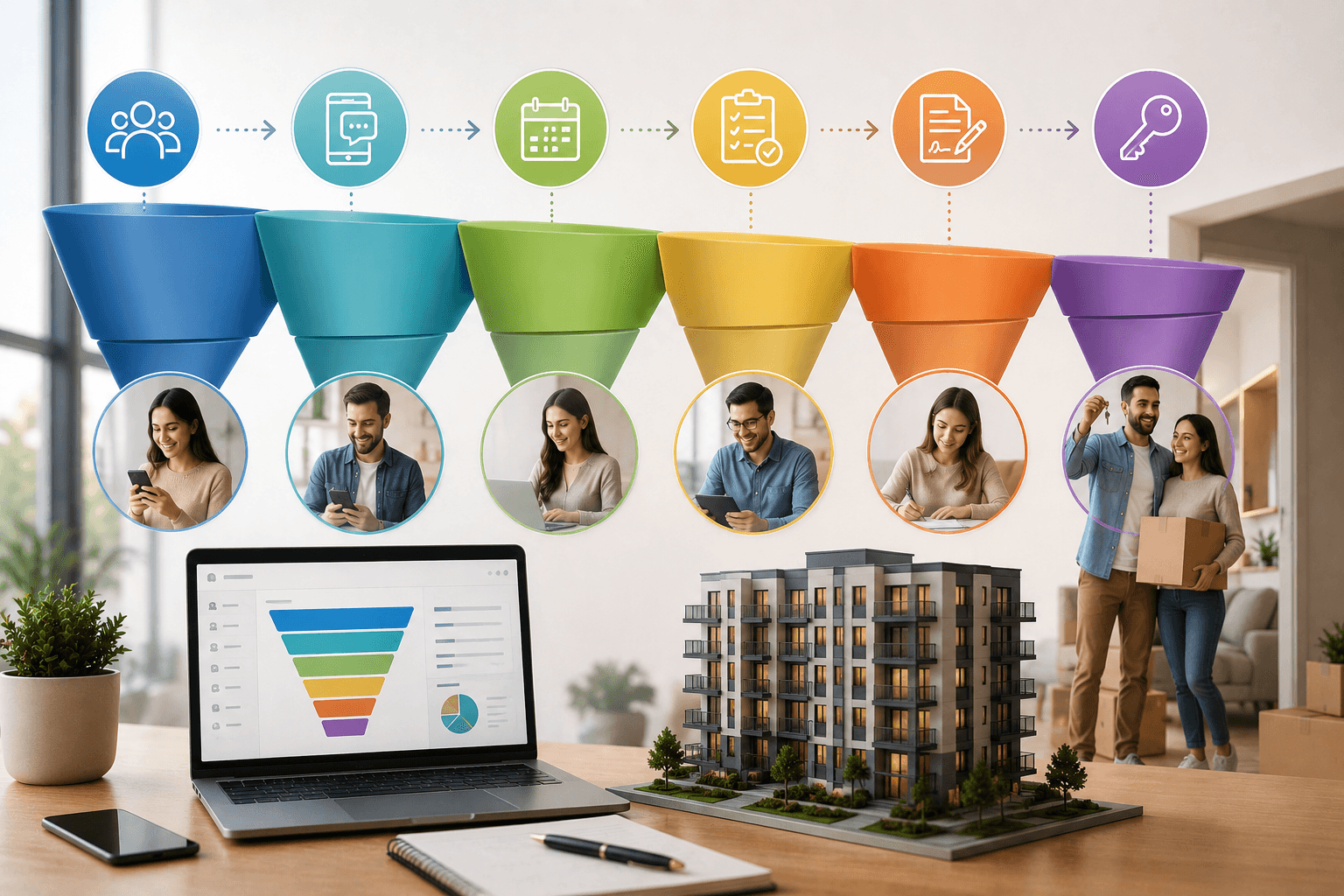 rental conversion funnel